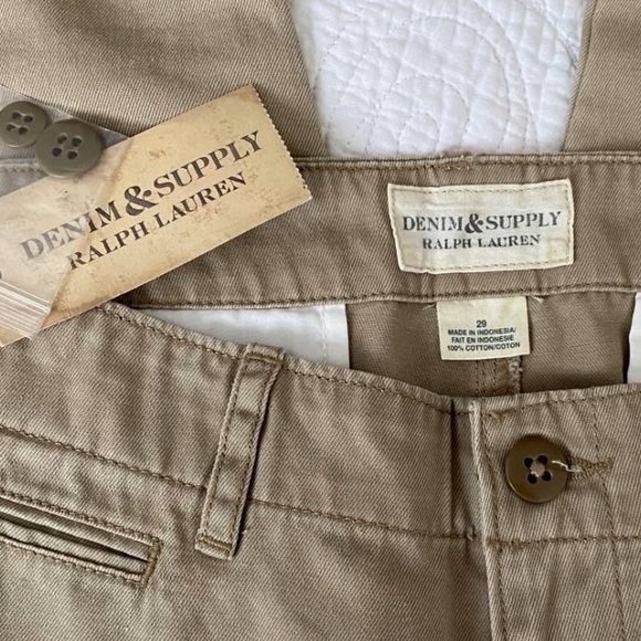 Ralph Lauren women’s beige cotton chinos pants - Picture 3 of 3